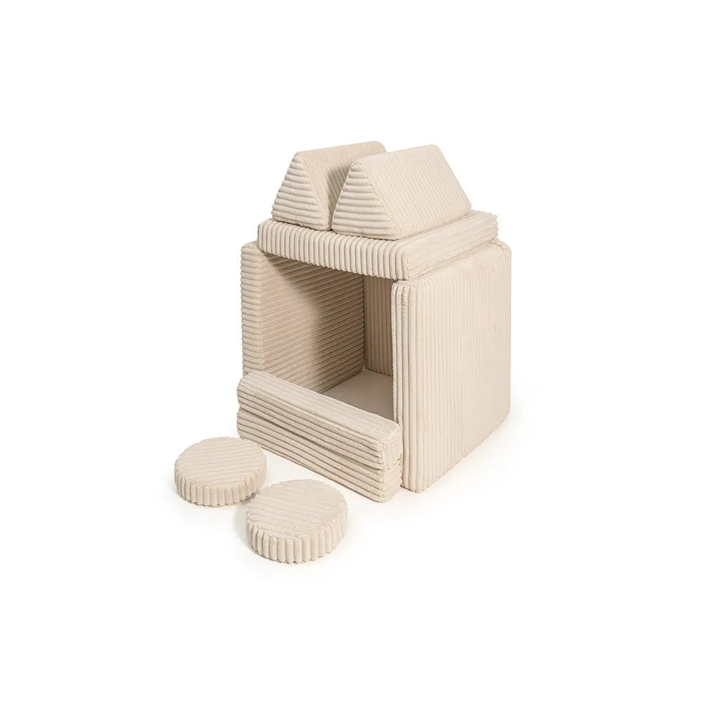 Sedacia Hracia Súprava - Play Sofa Pure Corduroy Waffle - Sedacie Súpravy - Shappy