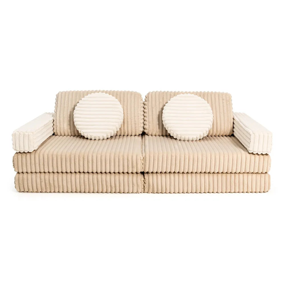 Sedacia Hracia Súprava - Play Sofa Pure Corduroy Waffle - Sedacie Súpravy - Shappy