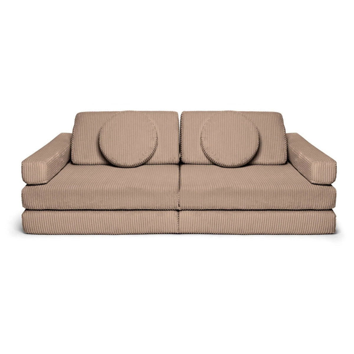 Sedacia Hracia Súprava - Pure Corduroy - čokoládová - Sedacie Súpravy - Shappy