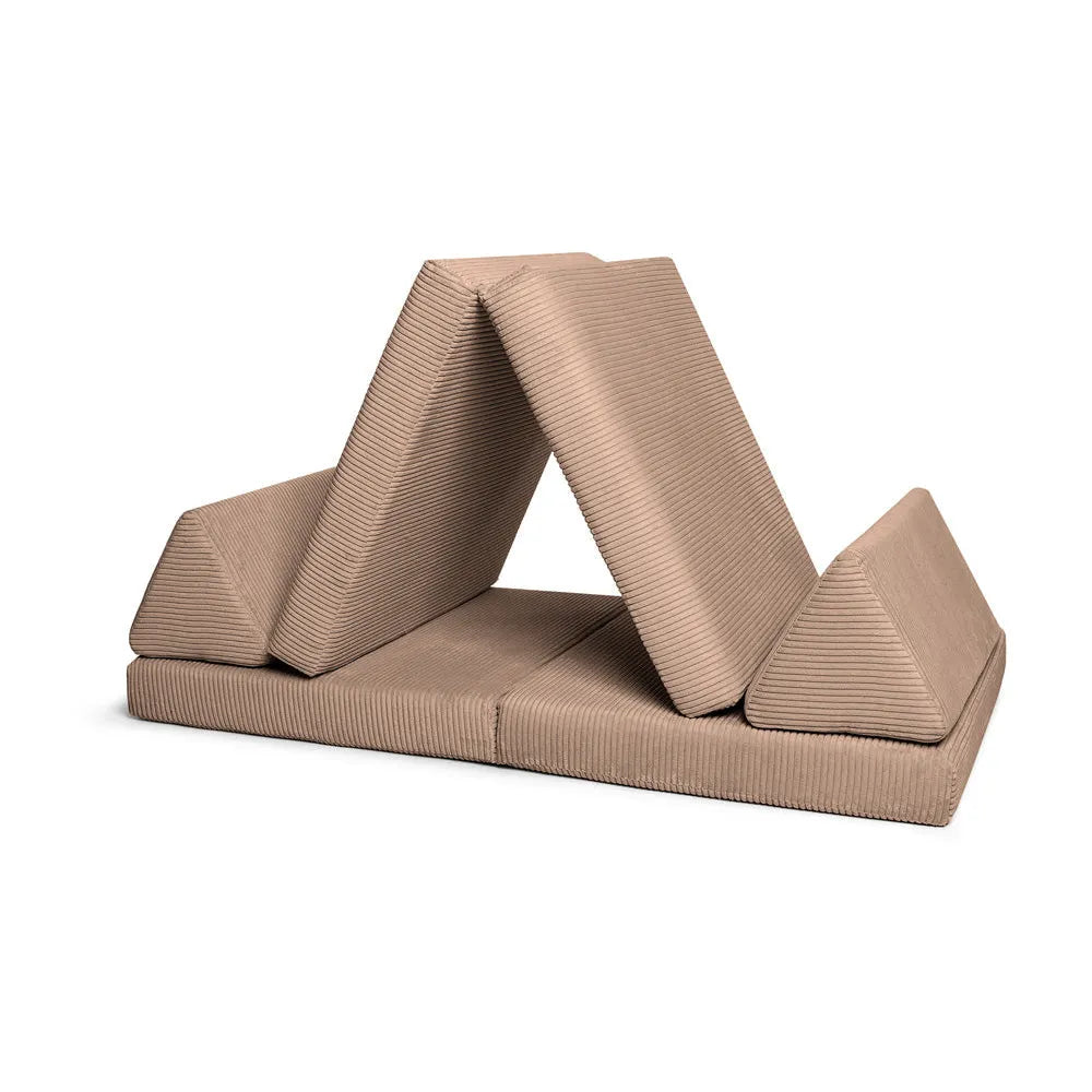 Sofá de juego - Pana pura - chocolate - Conjuntos de sofás - Shappy