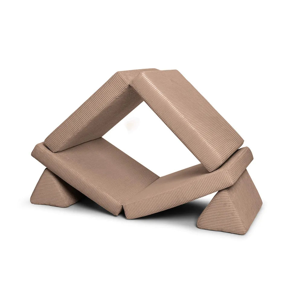 Sofá de juego - Pana pura - chocolate - Conjuntos de sofás - Shappy