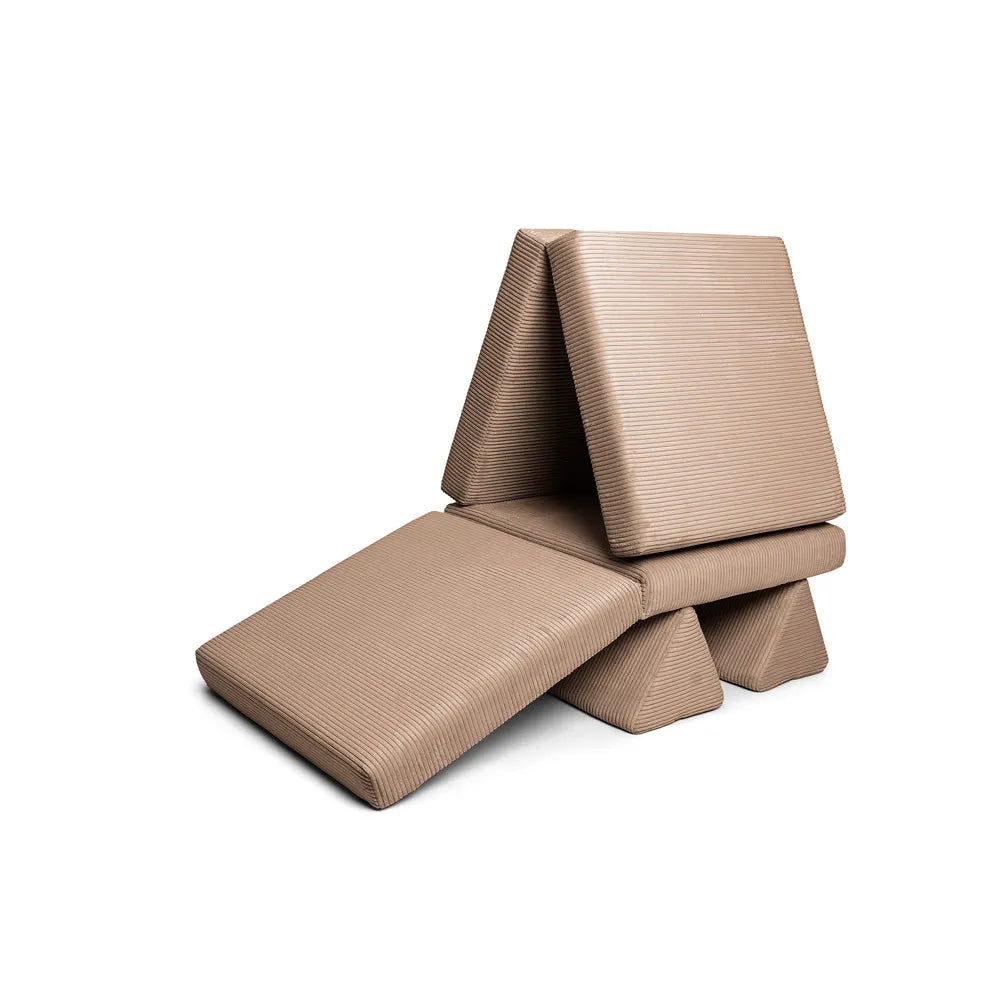 Sofá de juego - Pana pura - chocolate - Conjuntos de sofás - Shappy