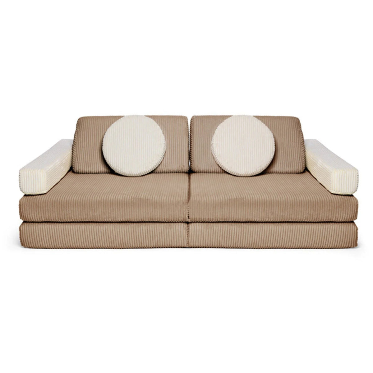 Sedacia Hracia Súprava - Pure Corduroy - Cookie - Sedacie Súpravy - Shappy