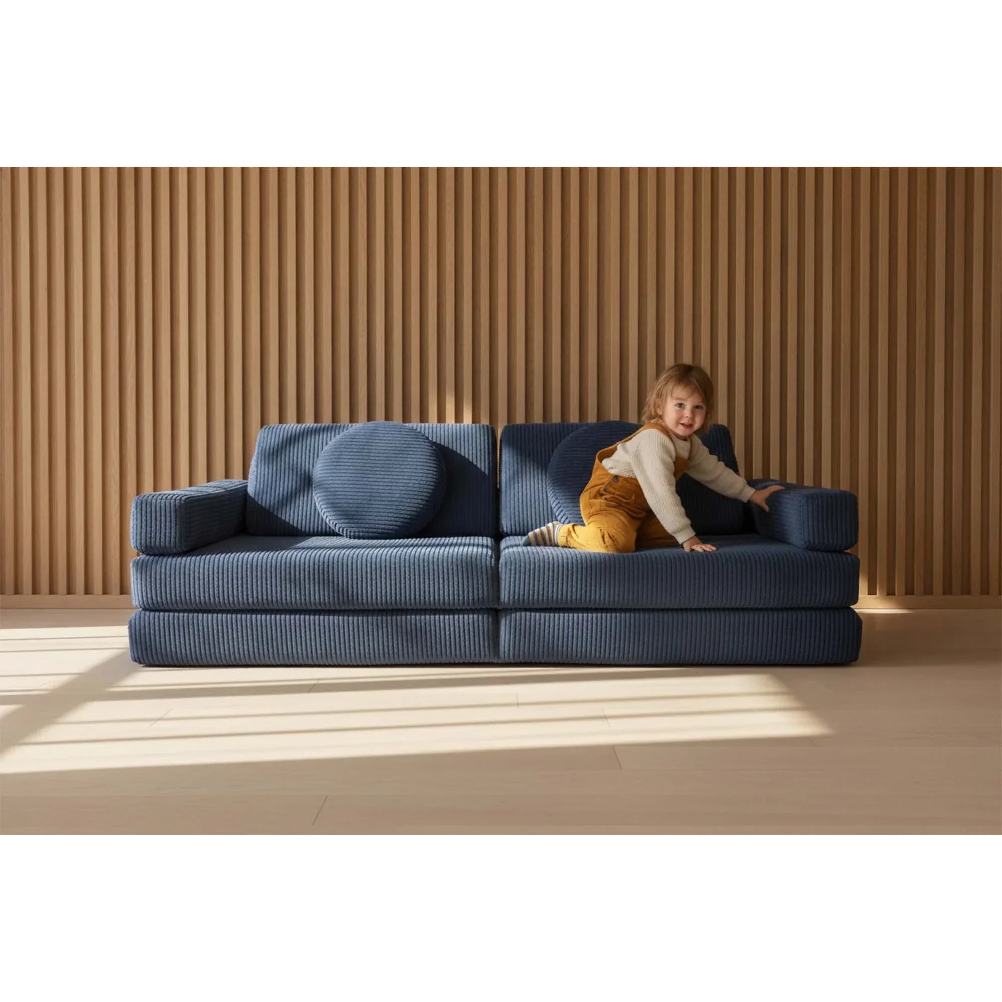 Sedacia Hracia Súprava - Pure Corduroy - čučoriedka - Sedacie Súpravy - Shappy