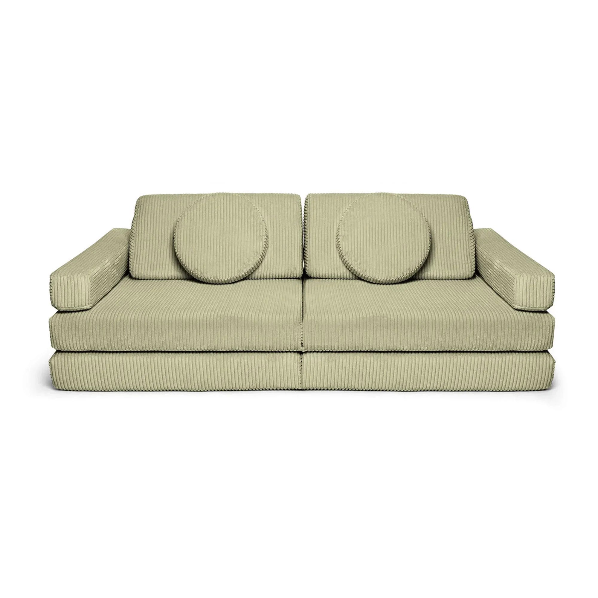 Sedacia Hracia Súprava - Pure Corduroy - Matcha - Sedacie Súpravy - Shappy
