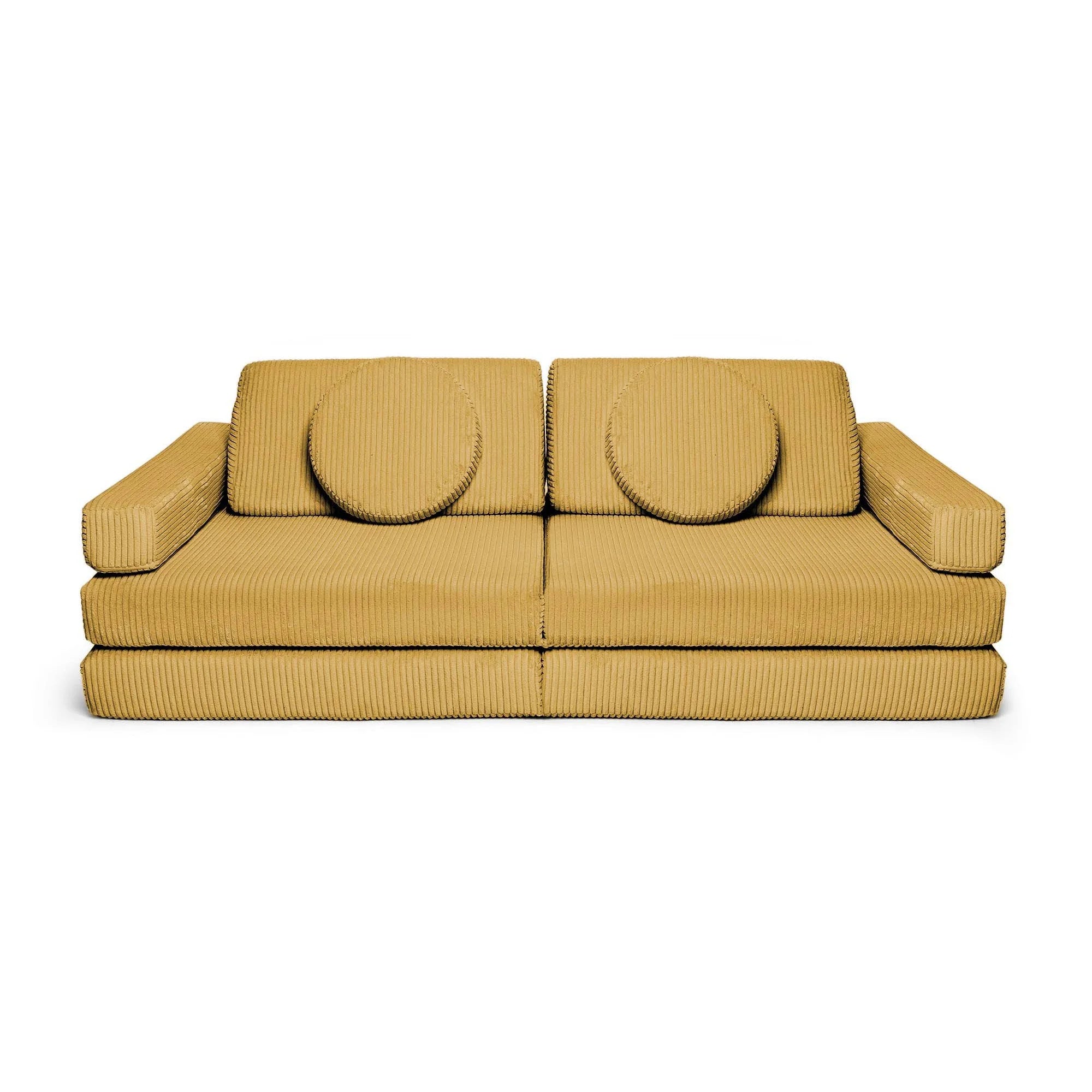 Sedacia Hracia Súprava - Pure Corduroy - Medová - Sedacie Súpravy - Shappy