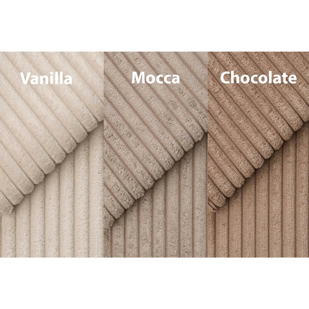 Sedacia Hracia Súprava - Pure Corduroy - Mocca - Sedacie Súpravy - Shappy