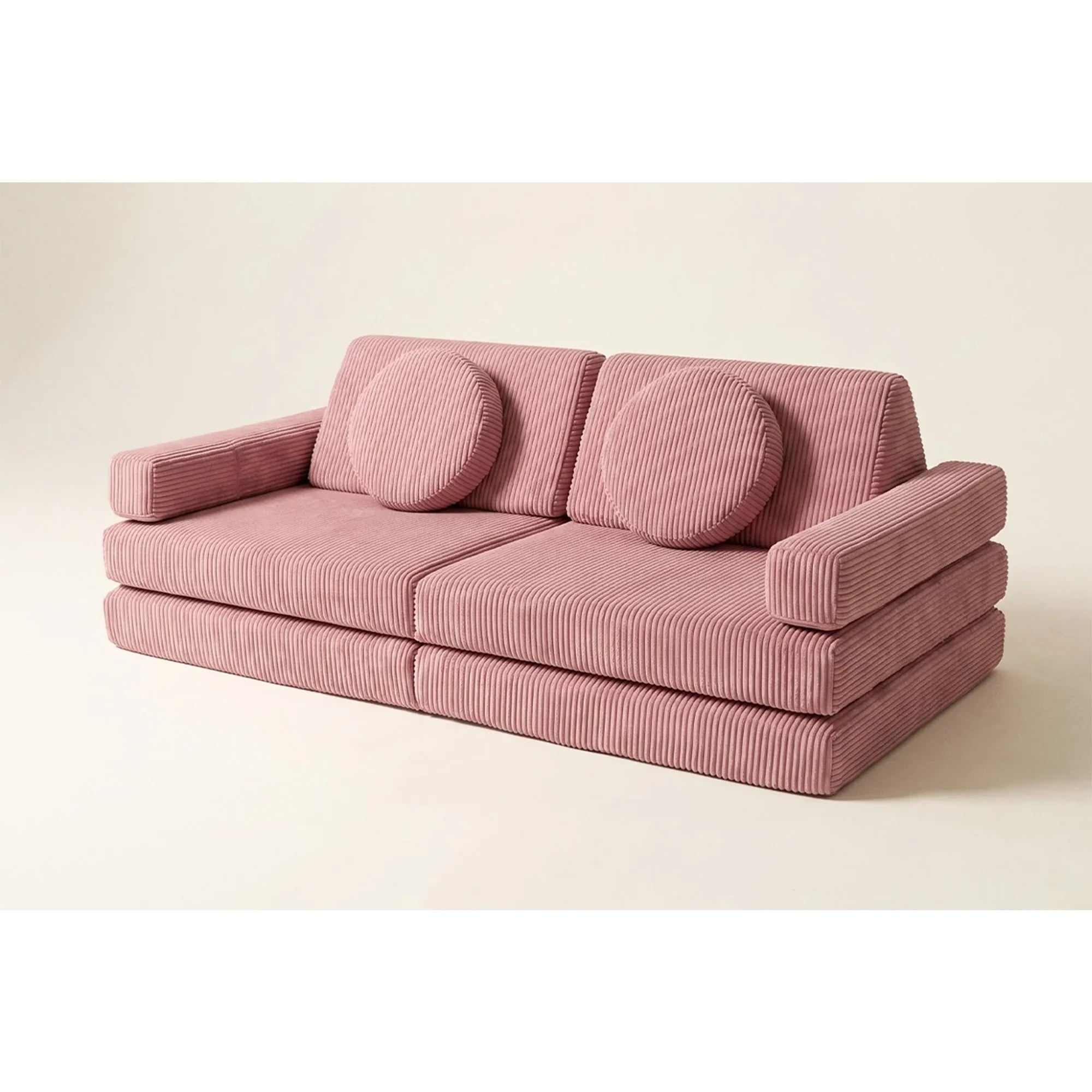 Sedacia Hracia Súprava - Pure Corduroy - Rose - Sedacie Súpravy - Shappy