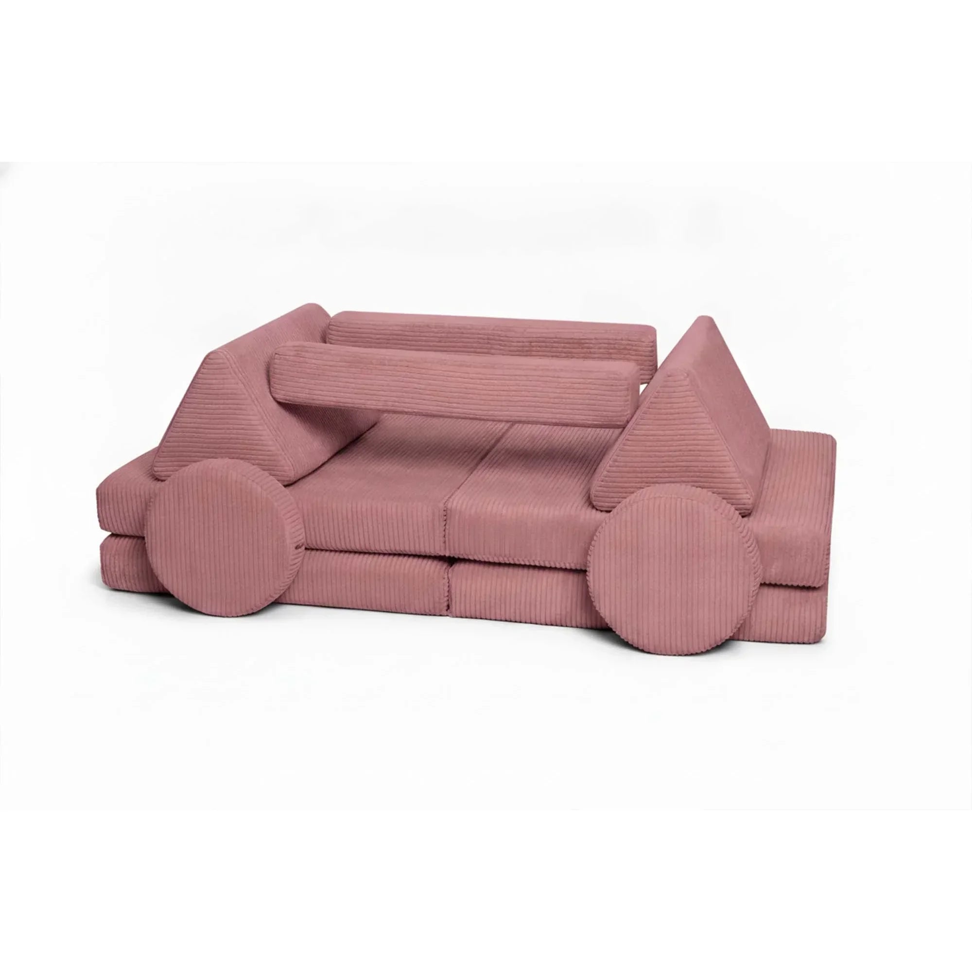 Sedacia Hracia Súprava - Pure Corduroy - Rose - Sedacie Súpravy - Shappy