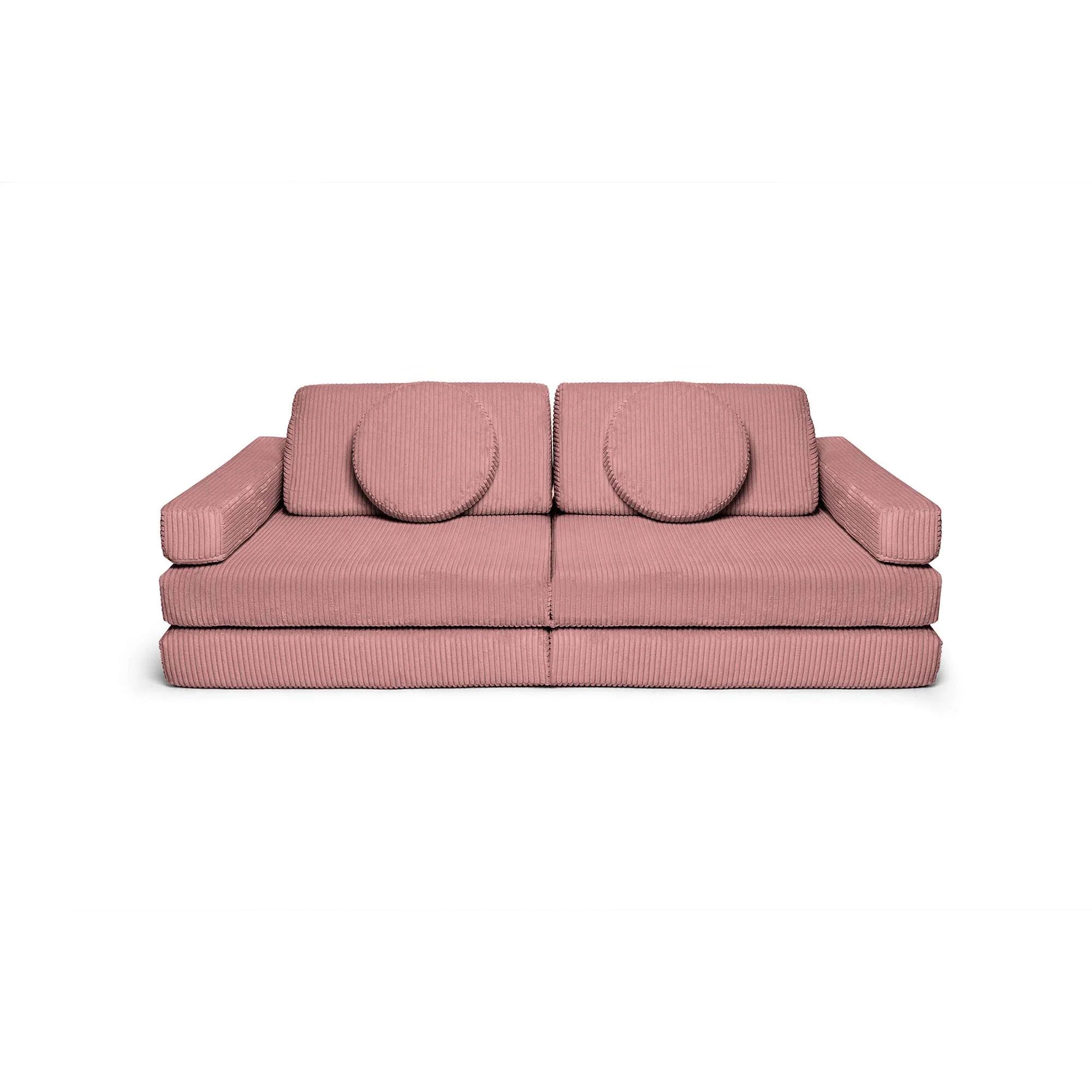 Sedacia Hracia Súprava - Pure Corduroy - Rose - Sedacie Súpravy - Shappy