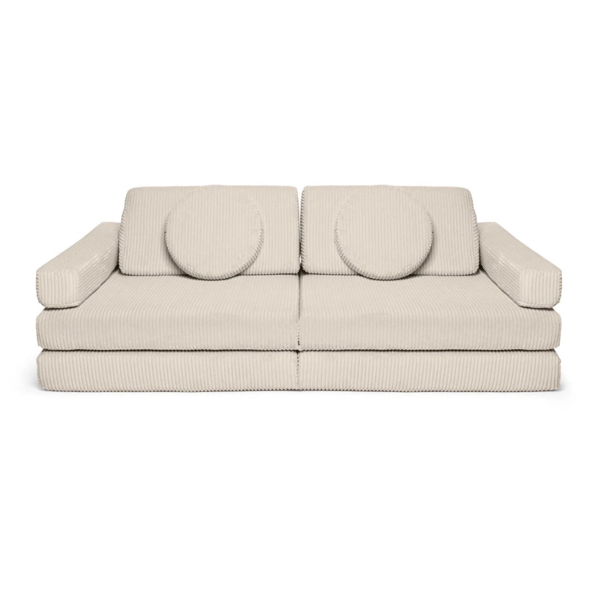Sedacia Hracia Súprava - Pure Corduroy - Vanilka - Sedacie Súpravy - Shappy