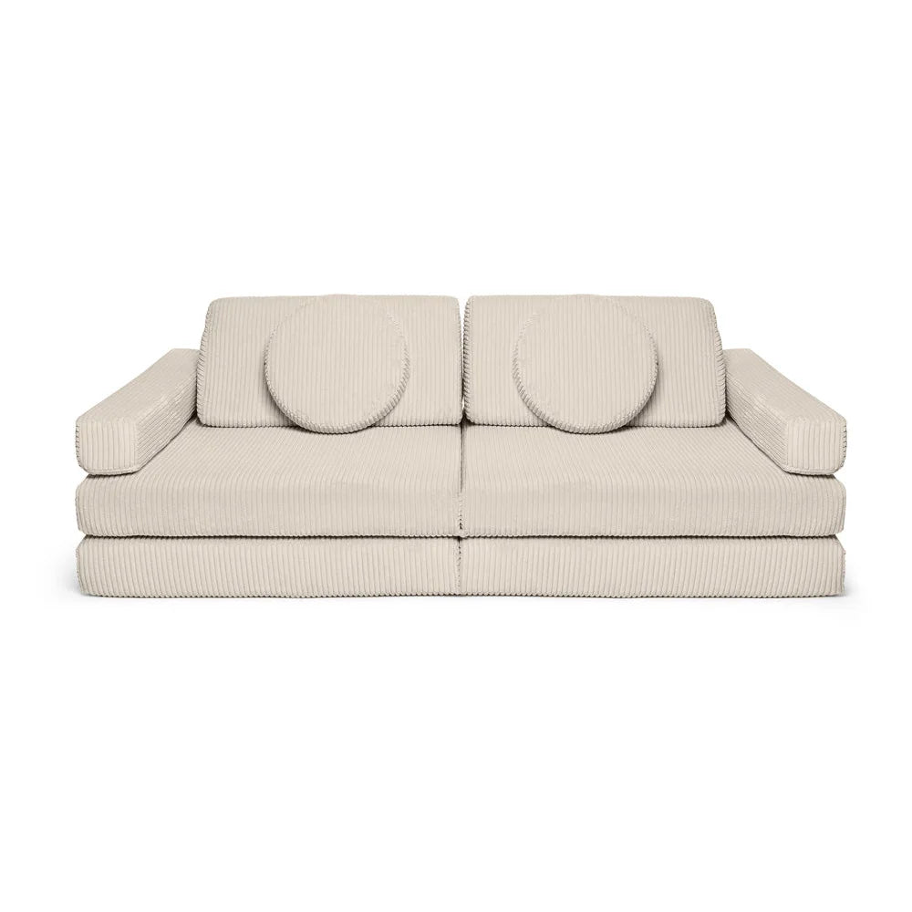 Sedacia Hracia Súprava - Pure Corduroy - Vanilka - Sedacie Súpravy - Shappy