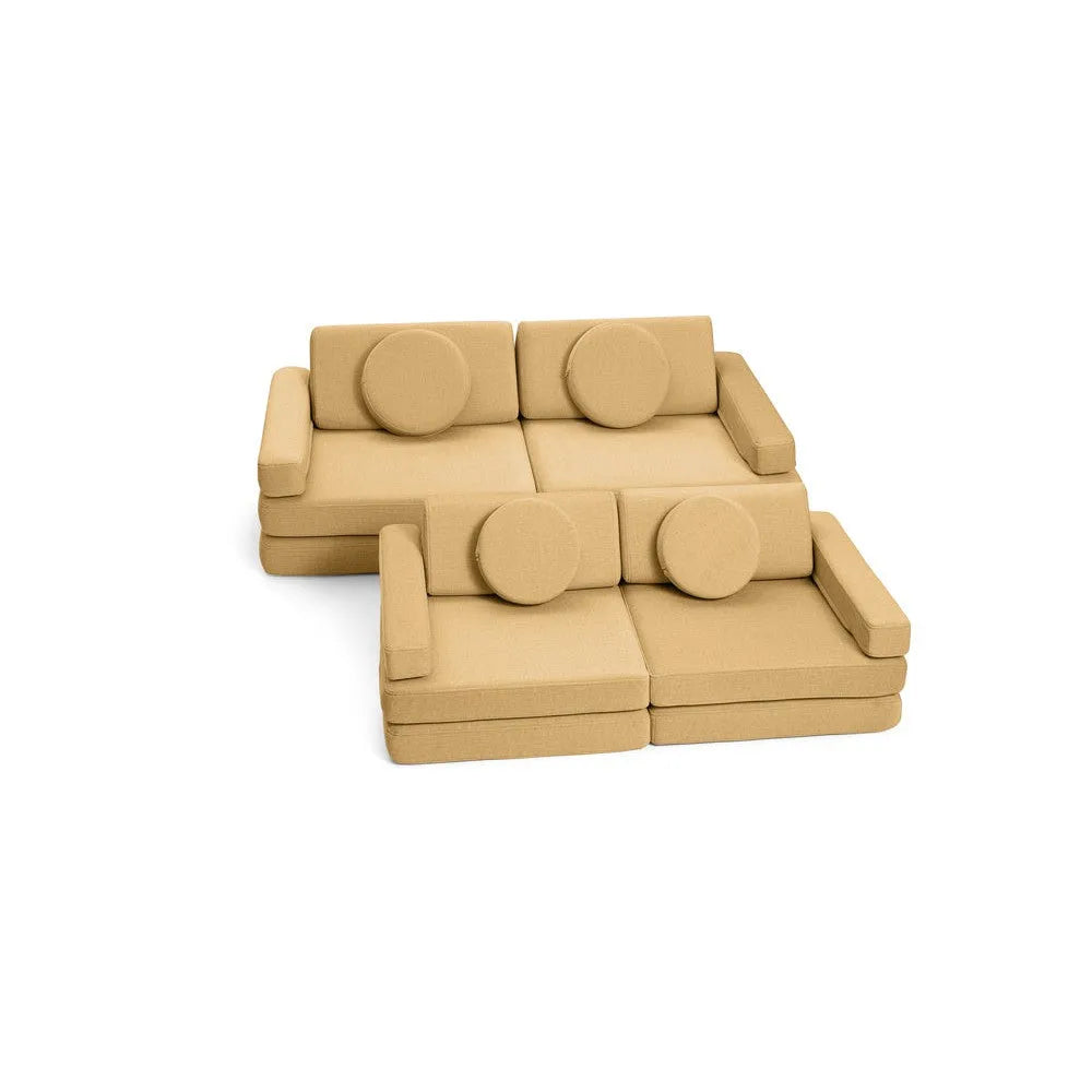 Original Mini Sofa Set - Mustard - Sofa Sets - Shappy