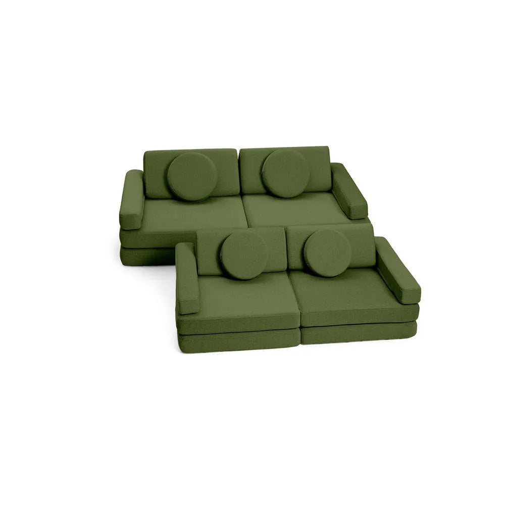 Original Mini Sofa Set - Dark Green - Sofa Sets - Shappy