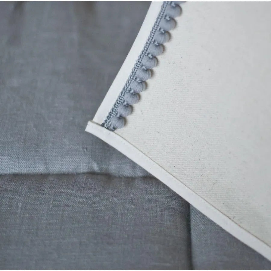 Tente tipi avec matelas - Pompons gris - Moi Mili