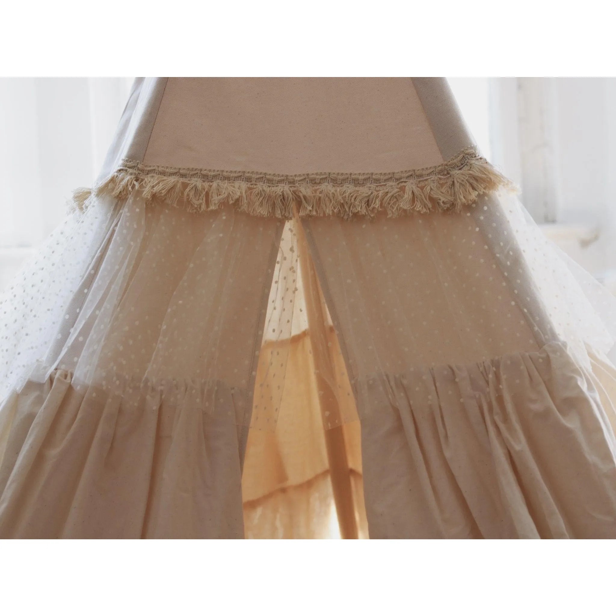 Teepee Tent - with Ruffles - Moi Mili