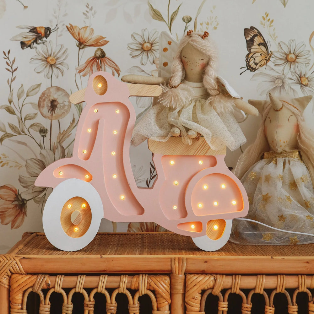 Lampada Scooter - Piccole Luci - Lampade in Legno