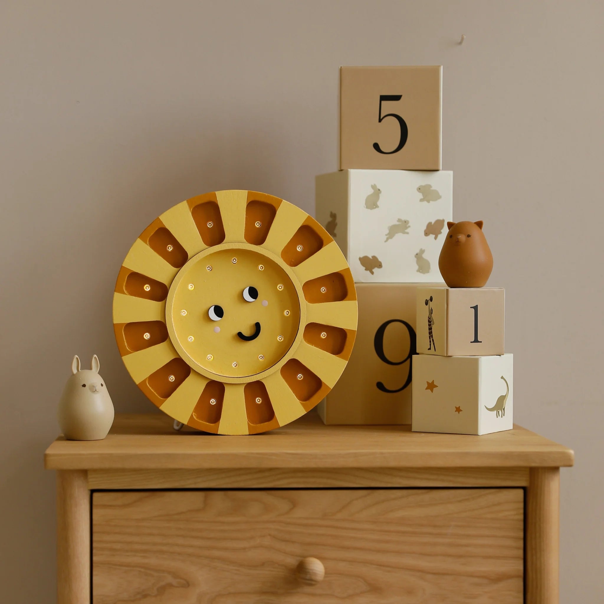Sun Lamp - Wooden Lamps - Little Lights