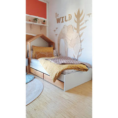 Slon - Drevená Nástenná Dekorácia v Safari štýle Veľkosť s - 100cmx98cm - Nástenná - Cut It Now