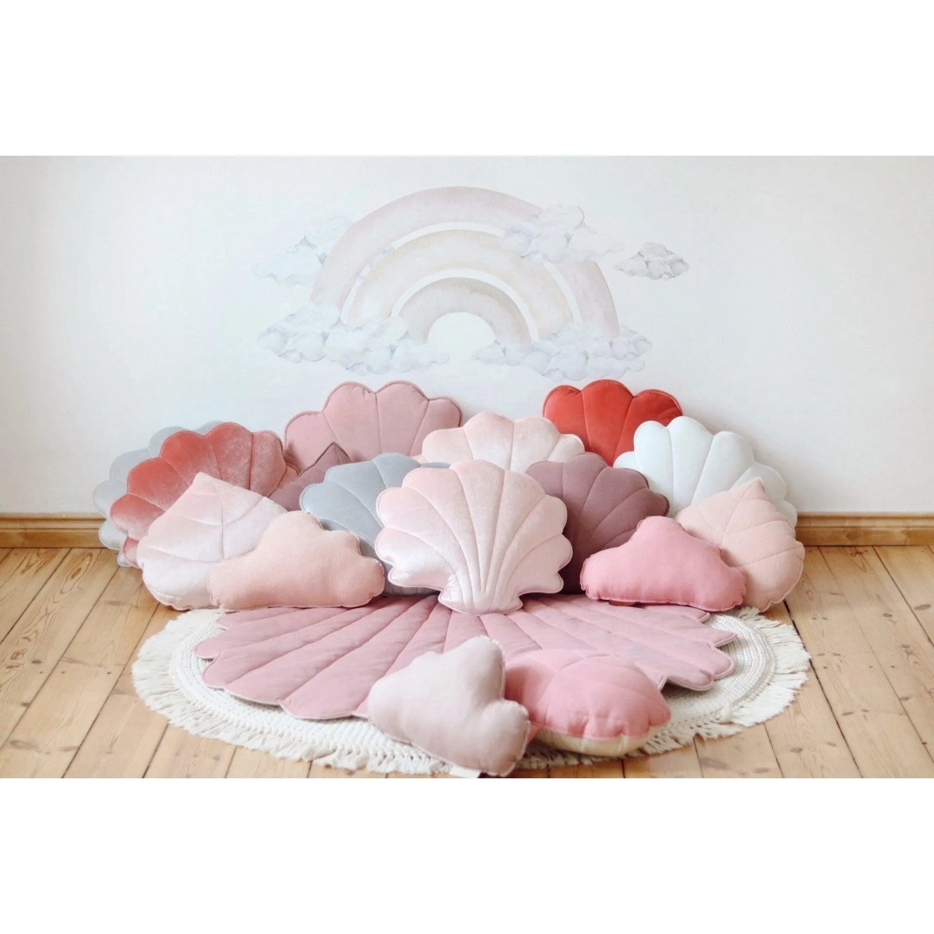 Ružová Zamatová Podložka - Moi Mili - Podložky