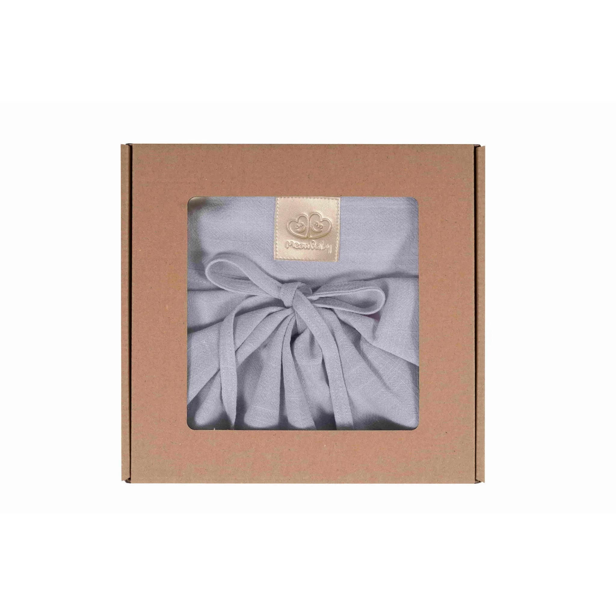 Tent for Ladder Pikler Viscose linen Grey-blue - Climbing House - Meowbaby