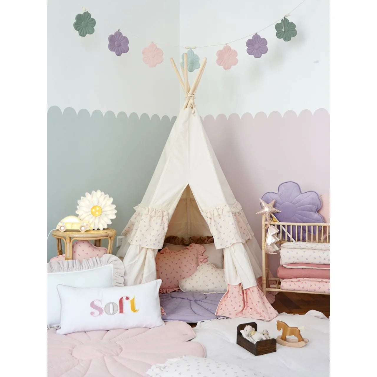 Teepee s Podložkou Pomněnka - Moi Mili