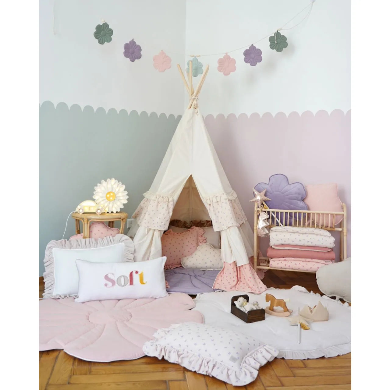 Teepee s Podložkou Pomněnka - Moi Mili