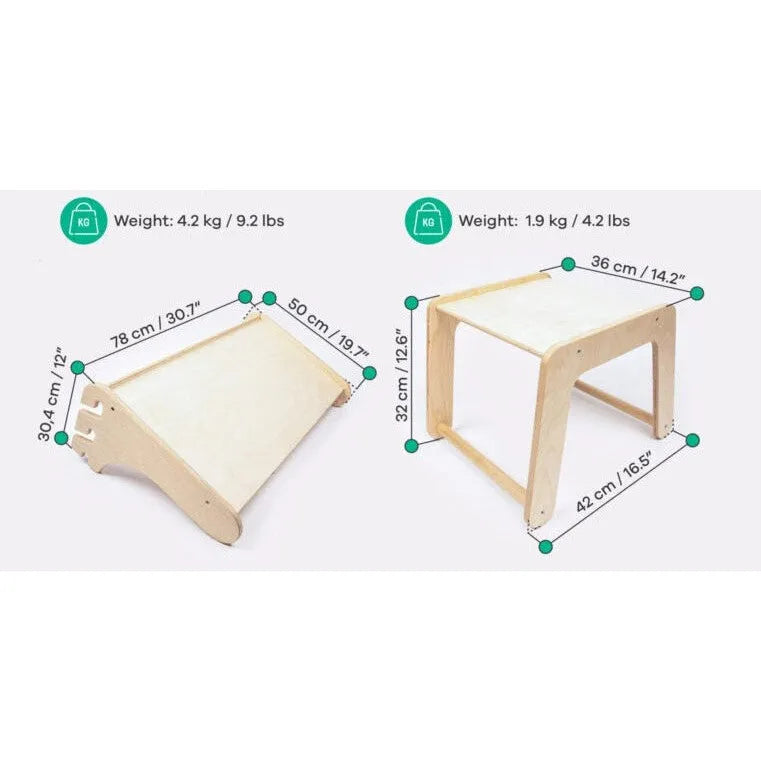 Table and Chair for the Climbing Wall - Leg&go - Climbing Wall Accessories - Leg&go