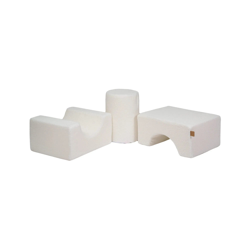 Boucle Shape Set 3 Elements White - Play Sets - Meowbaby