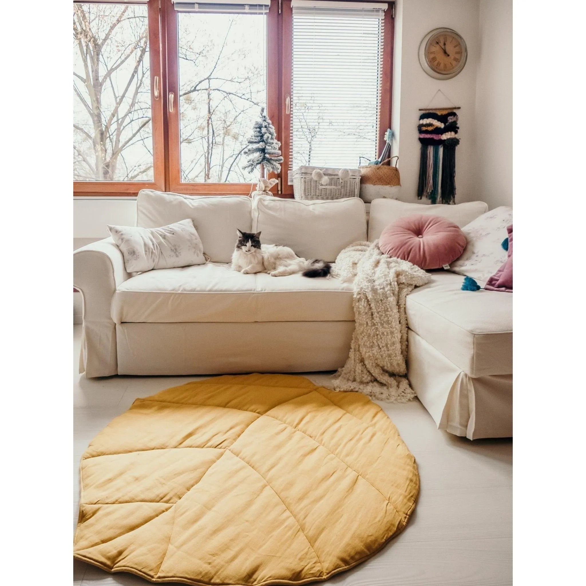 Tente tipi avec tapis - Fleurs sauvages - Moi Mili