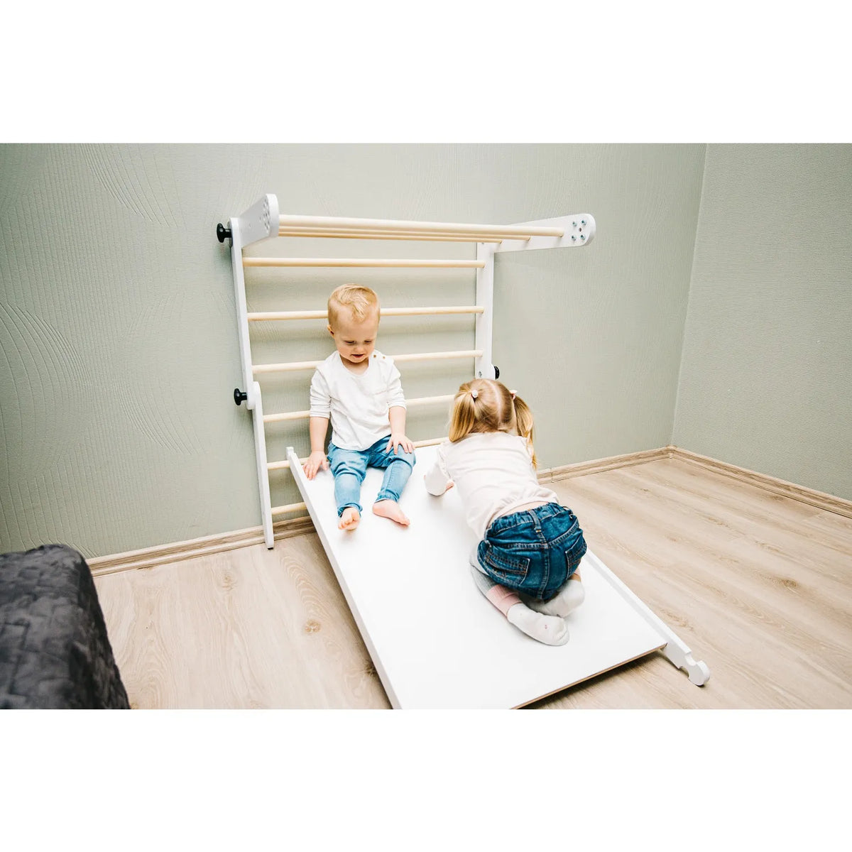 Montessori Triangle with Ramp - Family