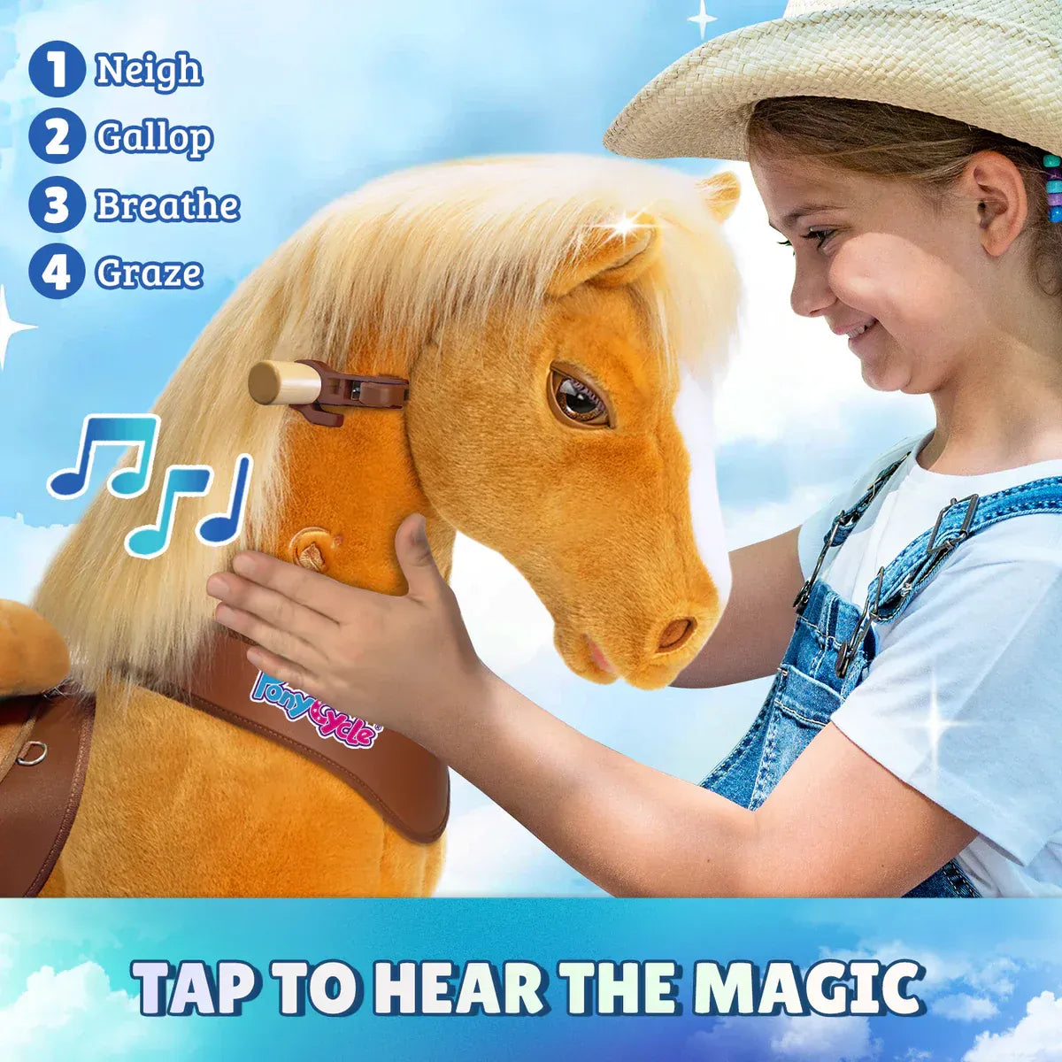 Jazdecký Koník - Svetlohnedý - Model y - Jazdecké Koníky - Ponycycle