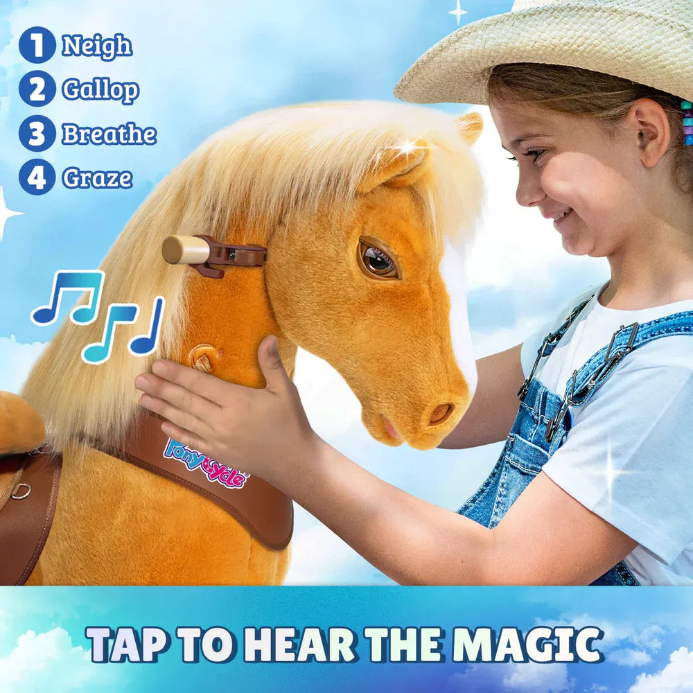 Jazdecký Koník - Svetlohnedý - Model y - Jazdecké Koníky - Ponycycle