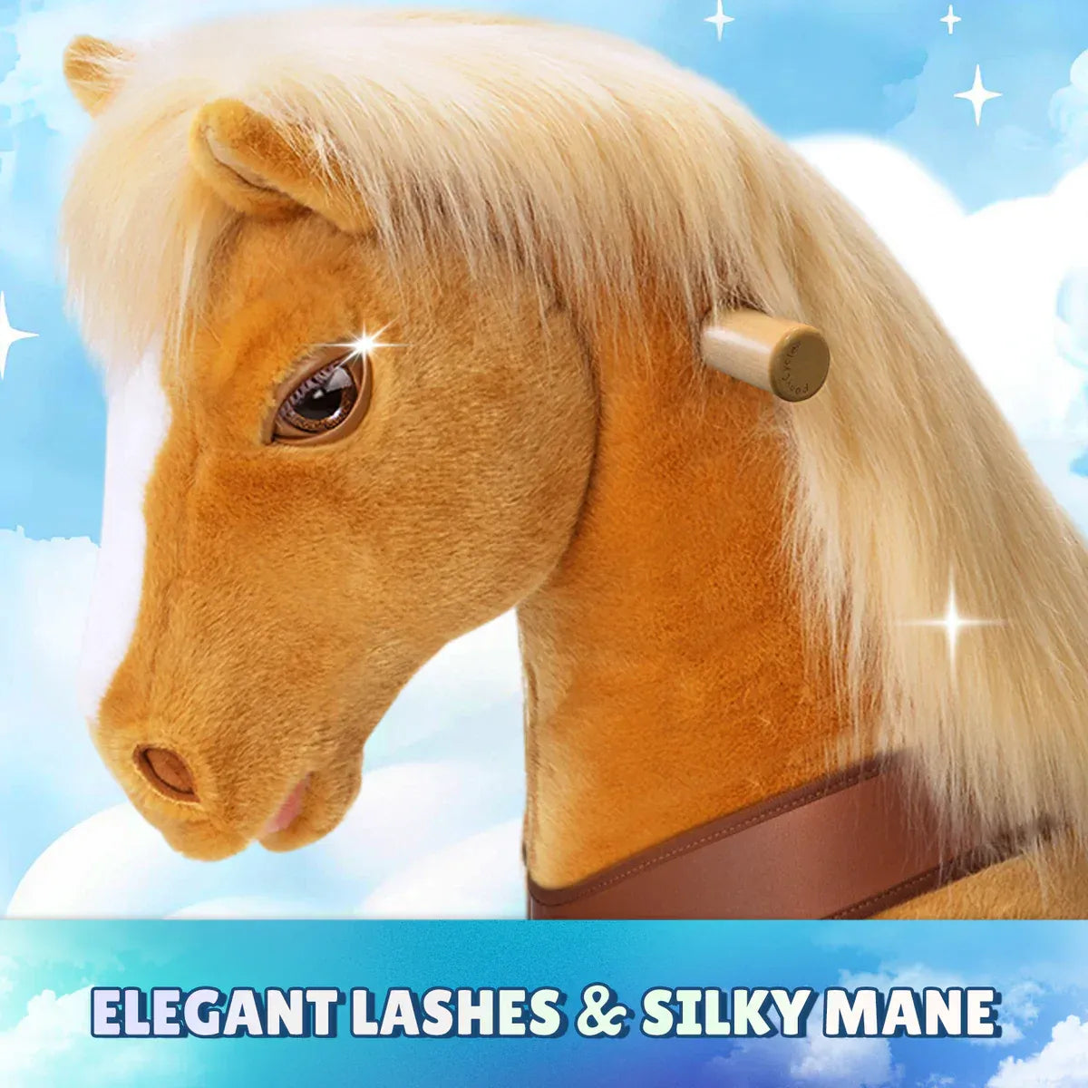 Jazdecký Koník - Svetlohnedý - Model y - Jazdecké Koníky - Ponycycle