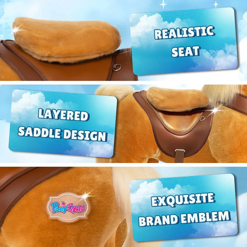 Jazdecký Koník - Svetlohnedý - Model y - Jazdecké Koníky - Ponycycle