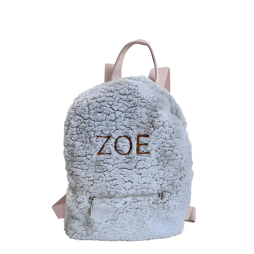 Backpack with Embroidered Name - Gray - Muzpony - Backpacks