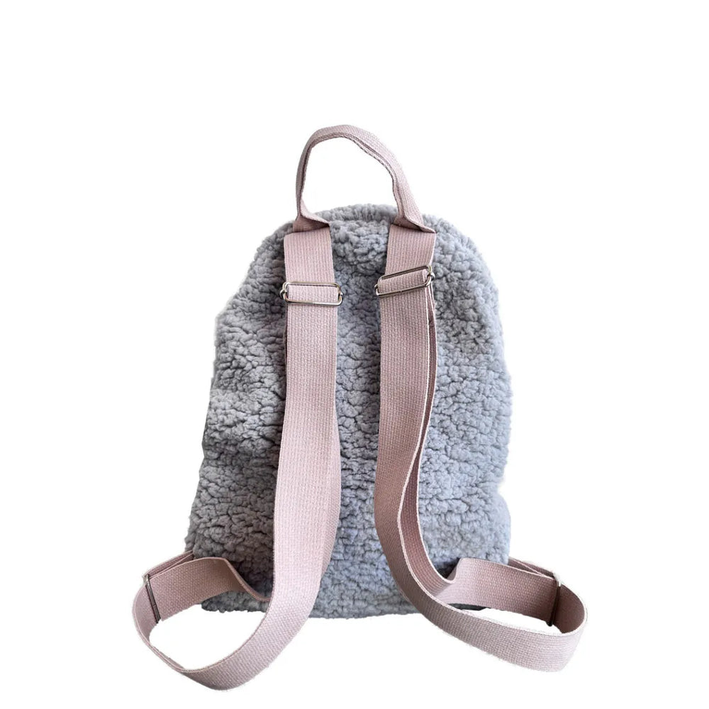 Backpack with Embroidered Name - Gray - Muzpony - Backpacks
