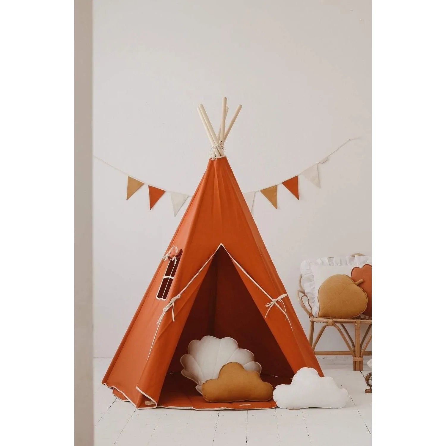 Teepee Stan s Podložkou - červená Líška - Moi Mili