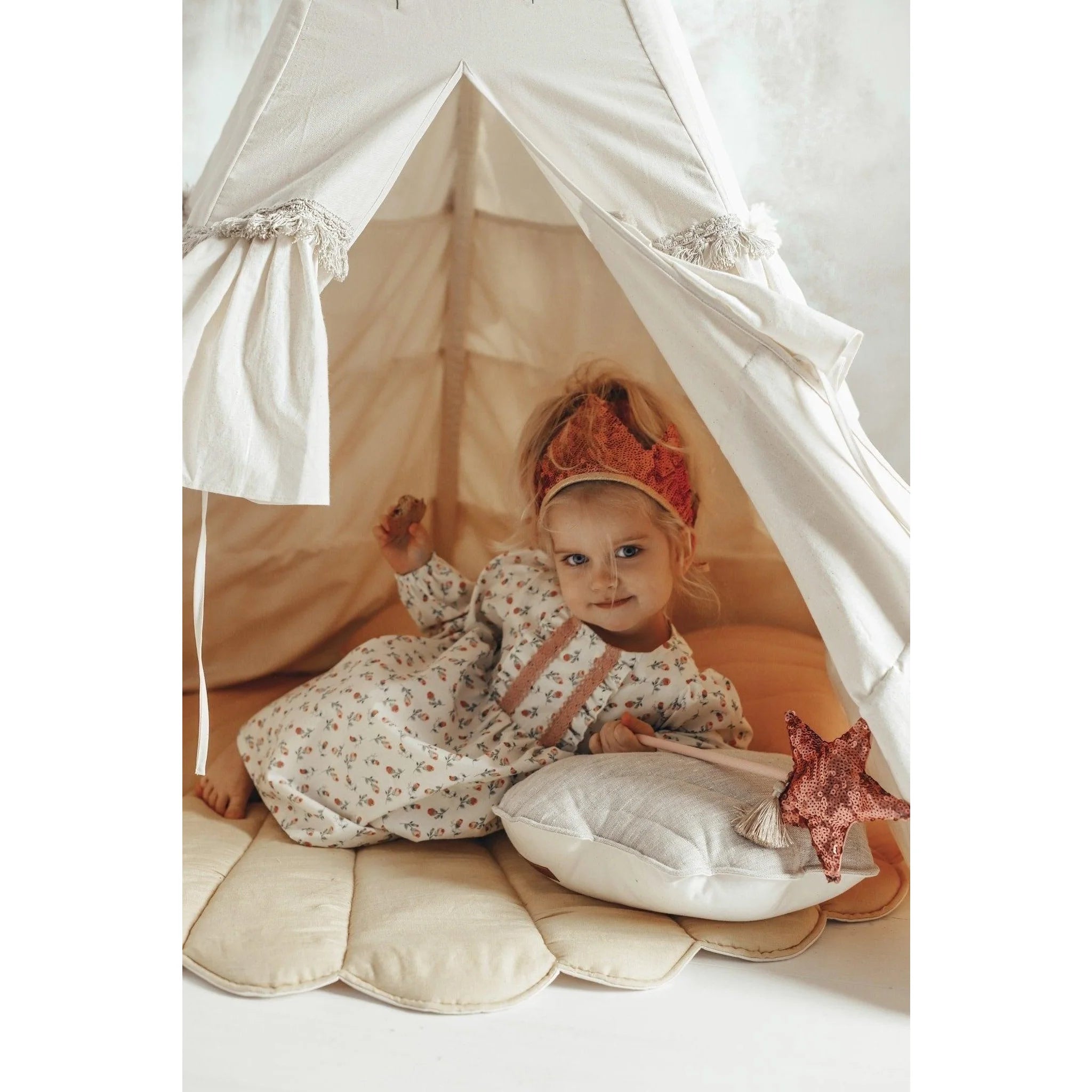 Tenda Teepee con tappetino - Stile folk - Moi Mili