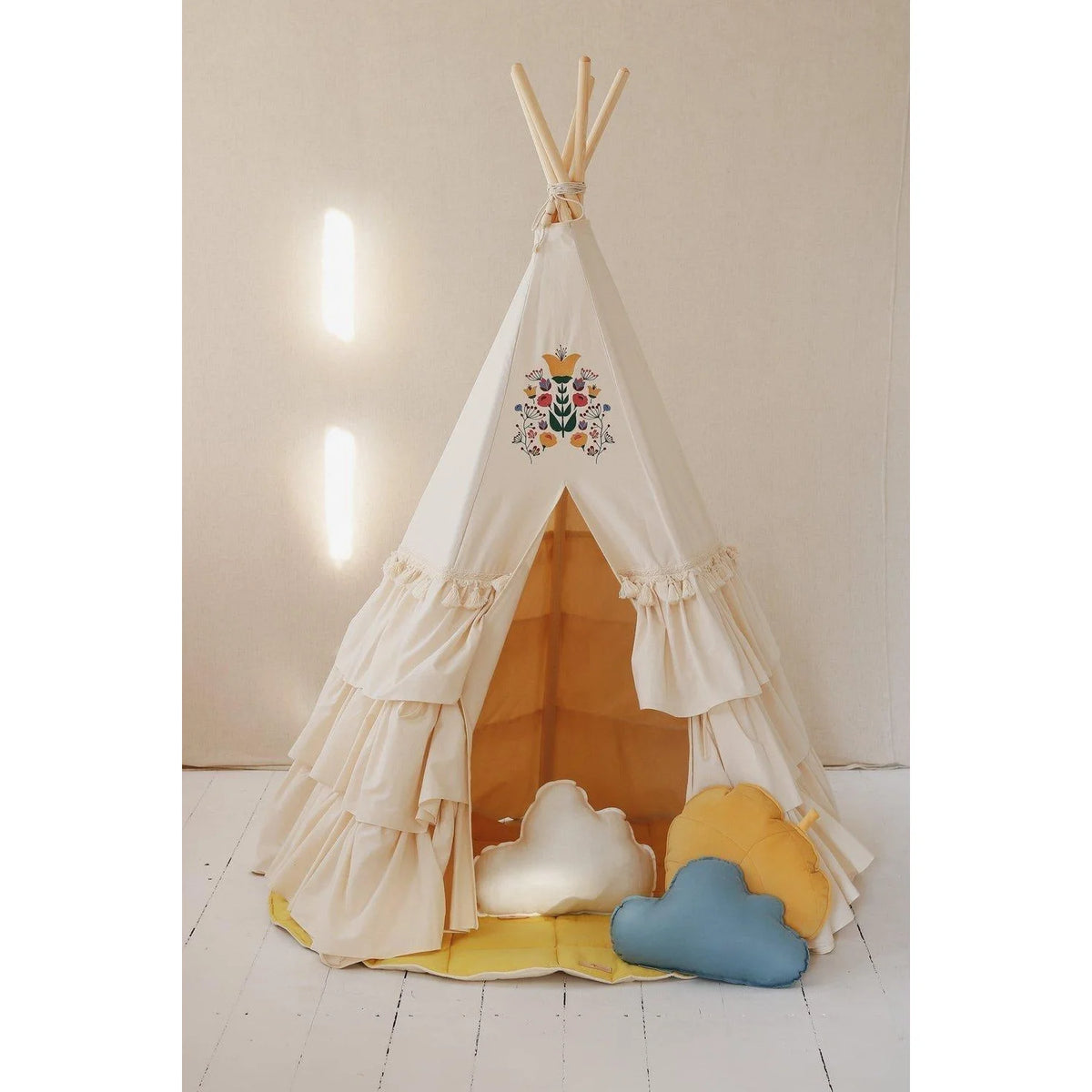 Tenda Teepee con tappetino - Stile folk - Moi Mili