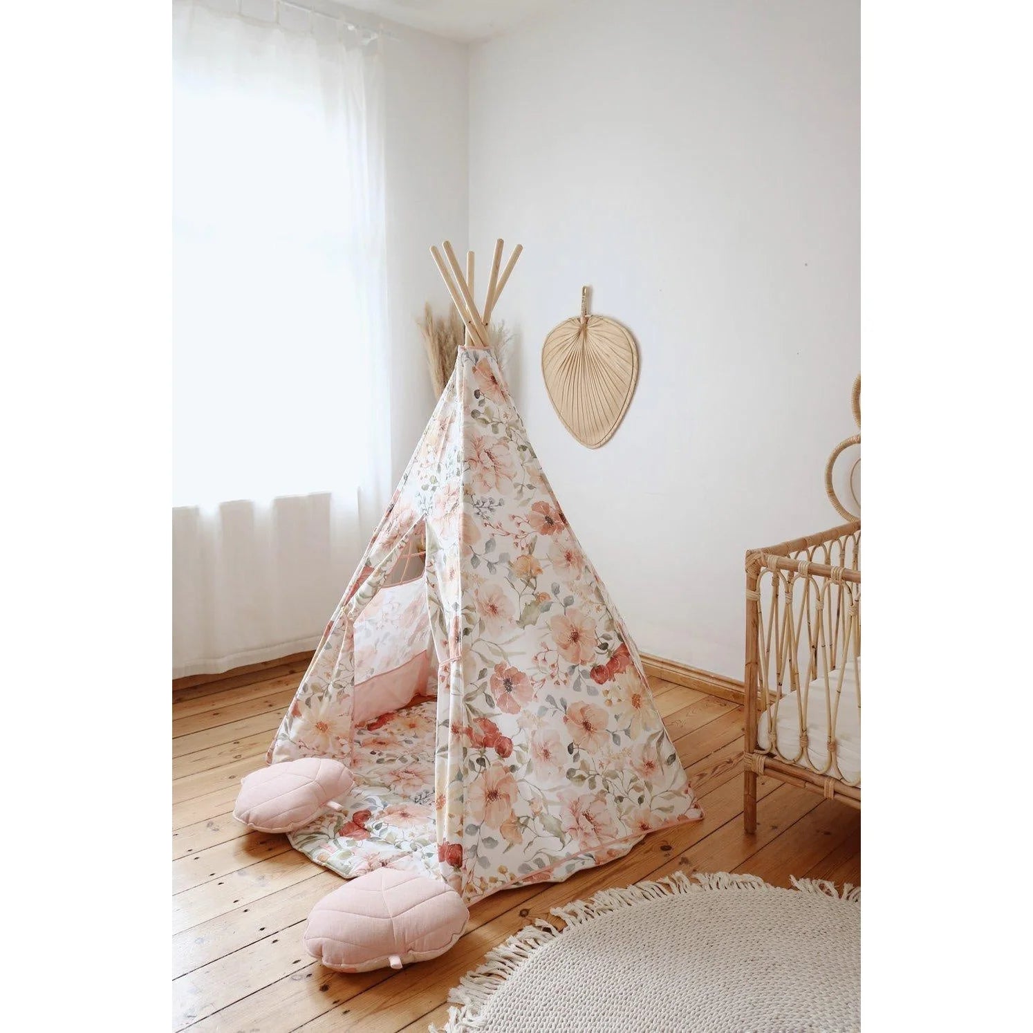 Teepee Stan s Podložkou - Kvetinová Sila - Moi Mili