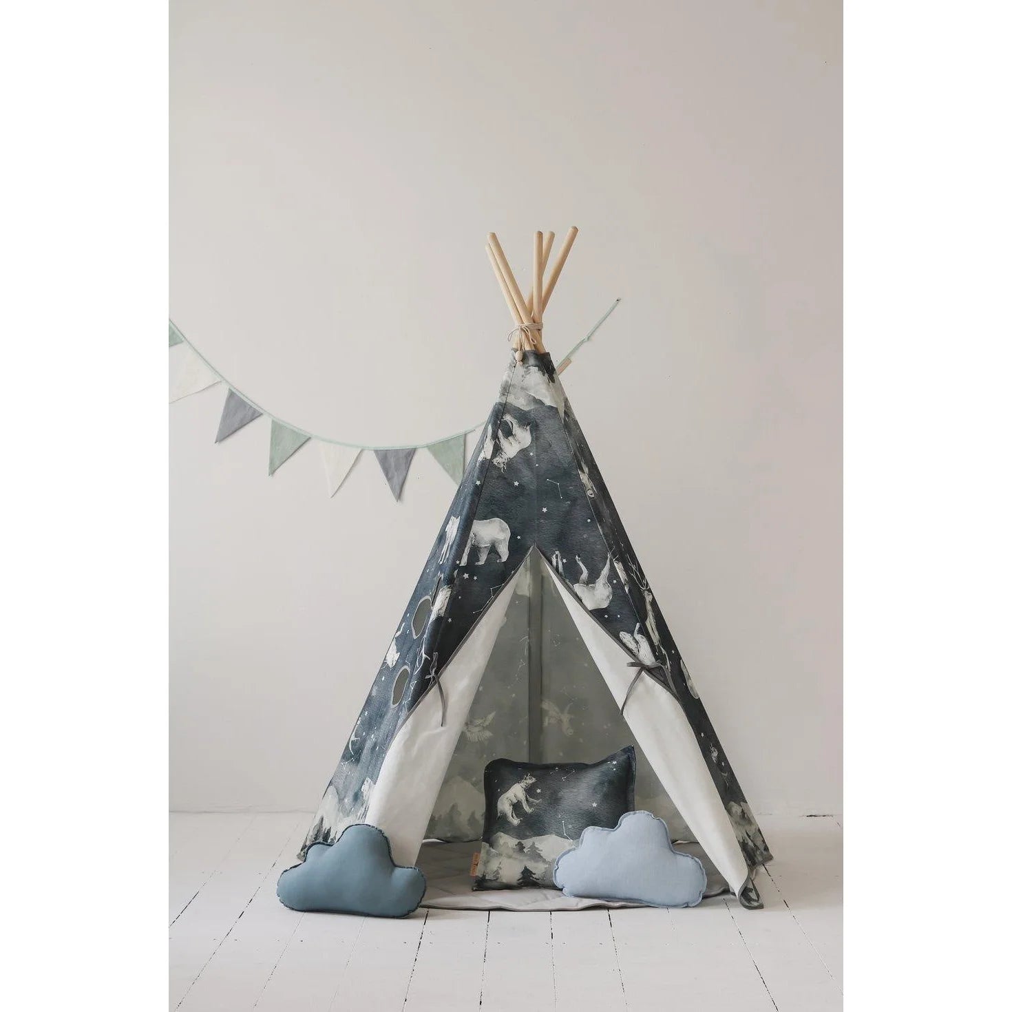 Teepee Stan s Podložkou - Nočná Obloha - Moi Mili