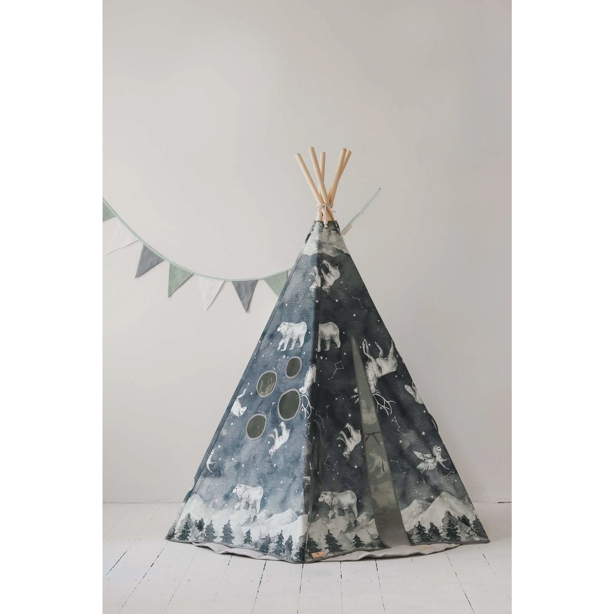 Teepee Stan s Podložkou - Nočná Obloha - Moi Mili