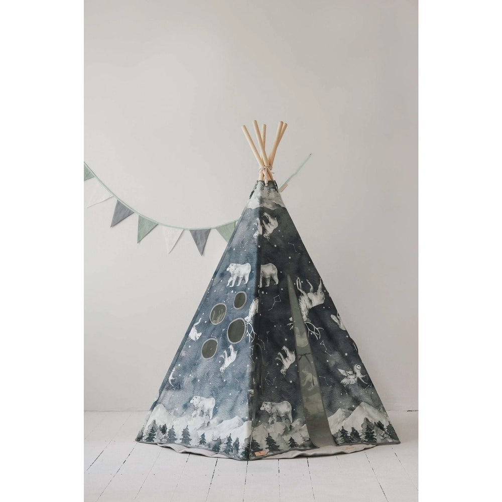 Teepee Stan s Podložkou - Nočná Obloha - Moi Mili