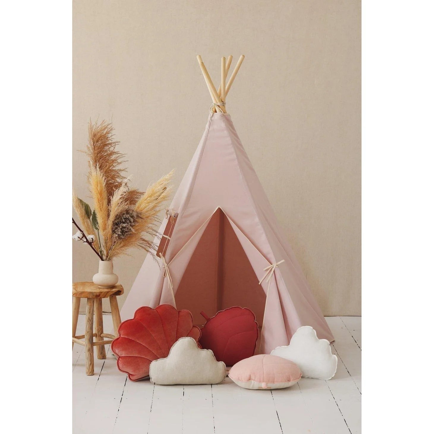 Tenda Teepee con Tappetino - Rosa - Moi Mili