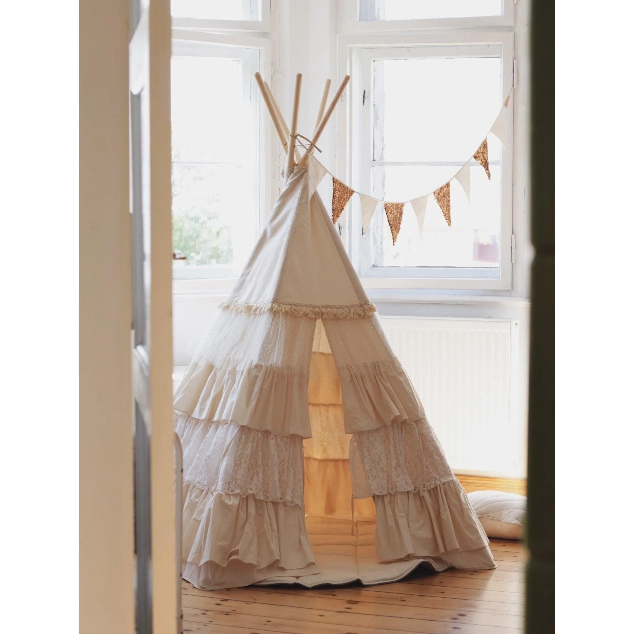 Tenda Teepee con tappetino - Stile vintage - Moi Mili