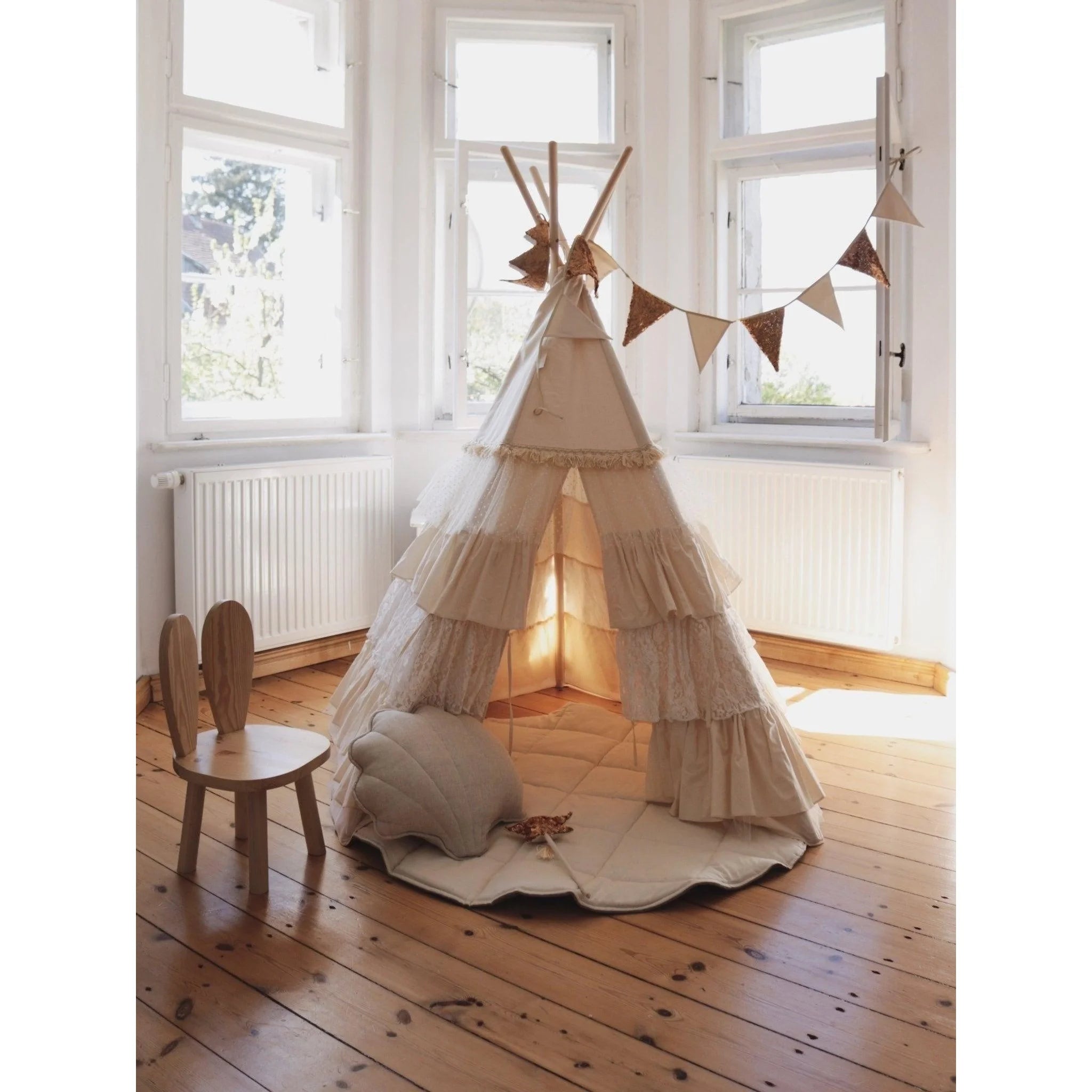 Tenda Teepee con tappetino - Stile vintage - Moi Mili