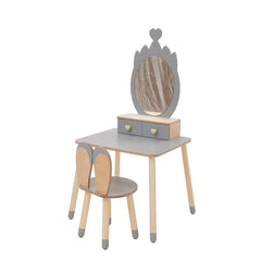 Toaletný Stolík pre Princeznú - Korunka - Montessori Zrkadlový Set - Family-scl