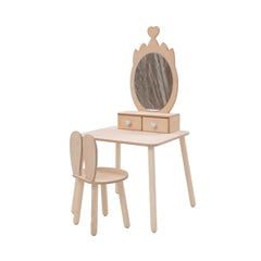 Princess Dressing Table - Crown - Montessori Mirror Set - Family