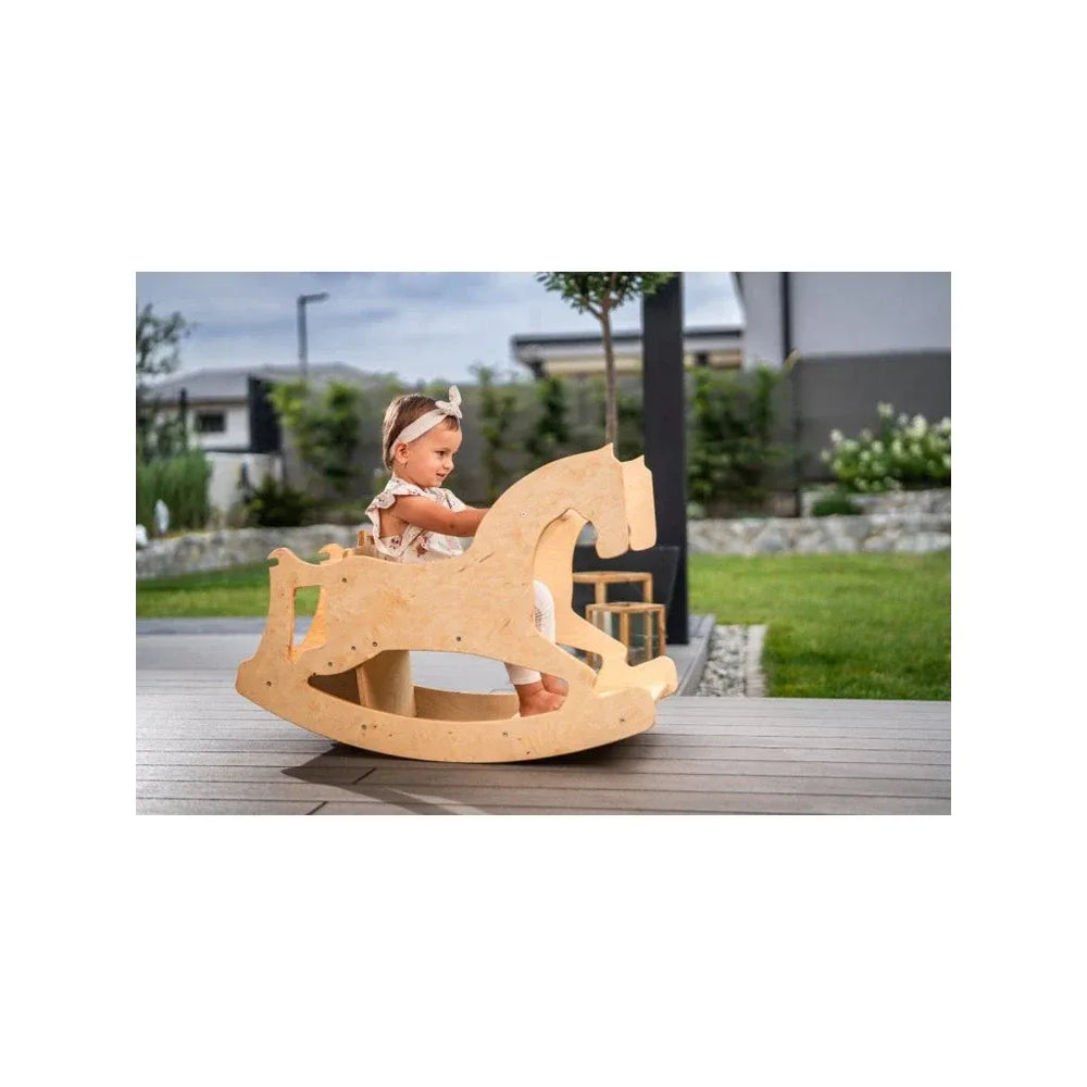 Trio Rocking Horse - High Chair - Creative Table - Horse & Chair Table - Triotoys